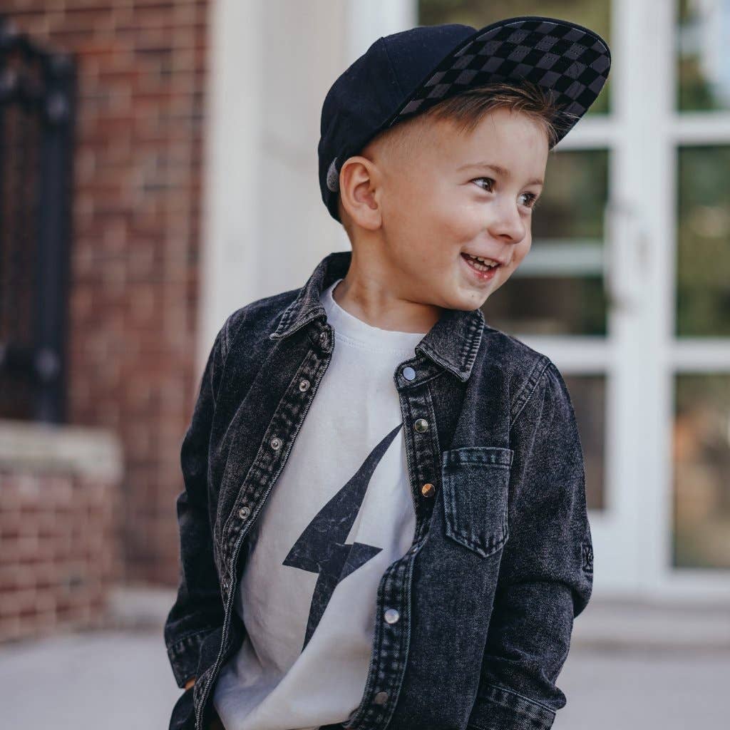 Boys Clothes Greige Acid Wash Spark Tee