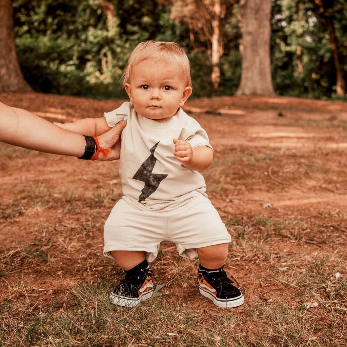 Boys Clothes Greige Acid Wash Spark Tee