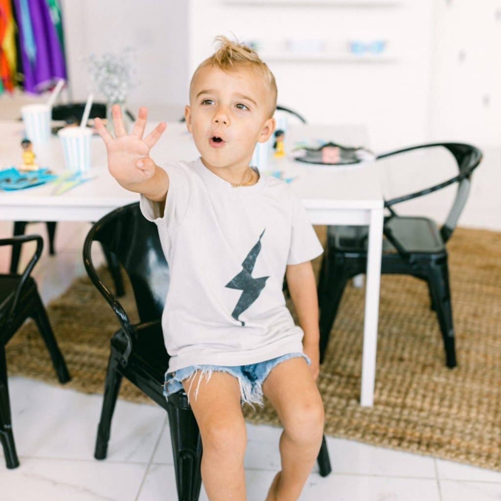 Boys Clothes Greige Acid Wash Spark Tee