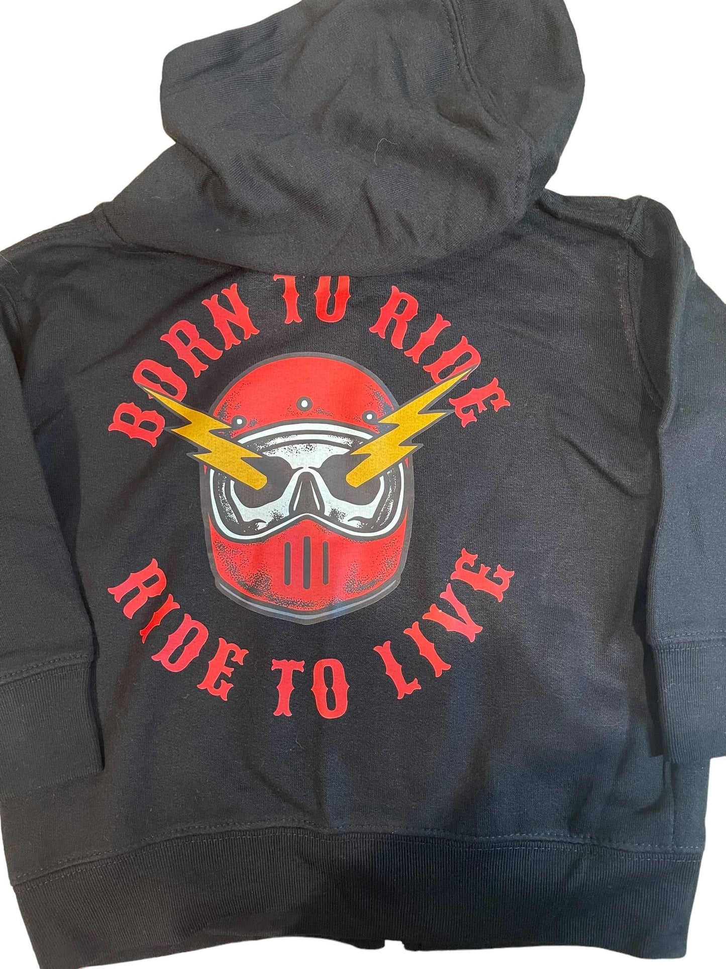 Born To Ride - Zip Up Sweatshirt