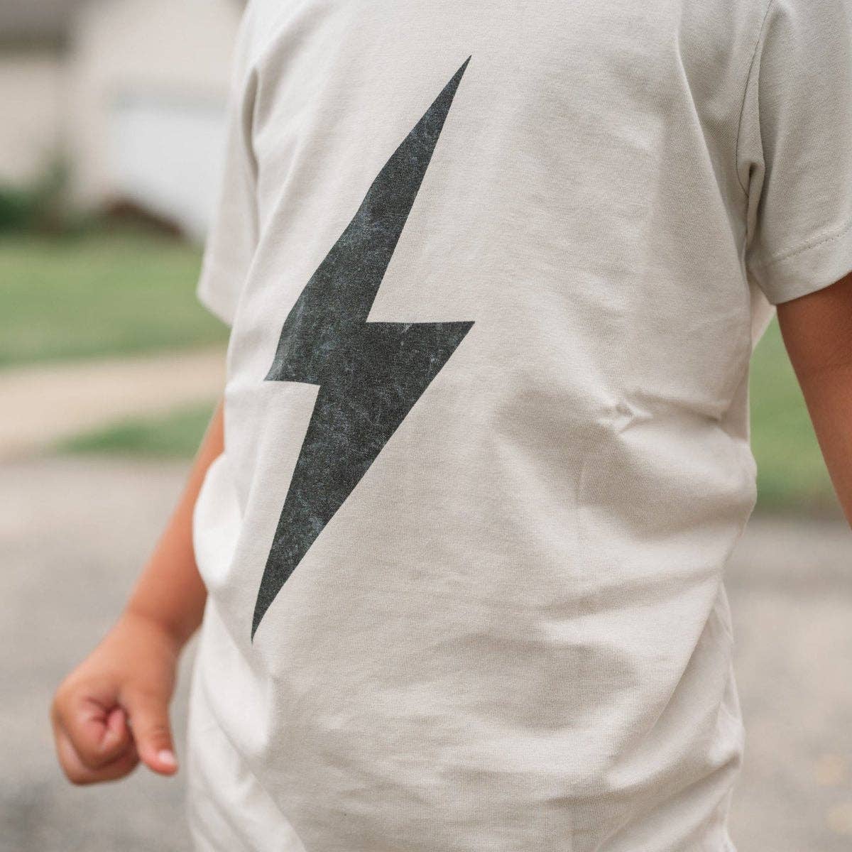 Boys Clothes Greige Acid Wash Spark Tee