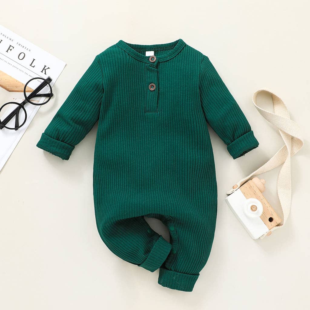 Baby Boy / Girl Cotton Knitted Style Cardigan Jumpsuit