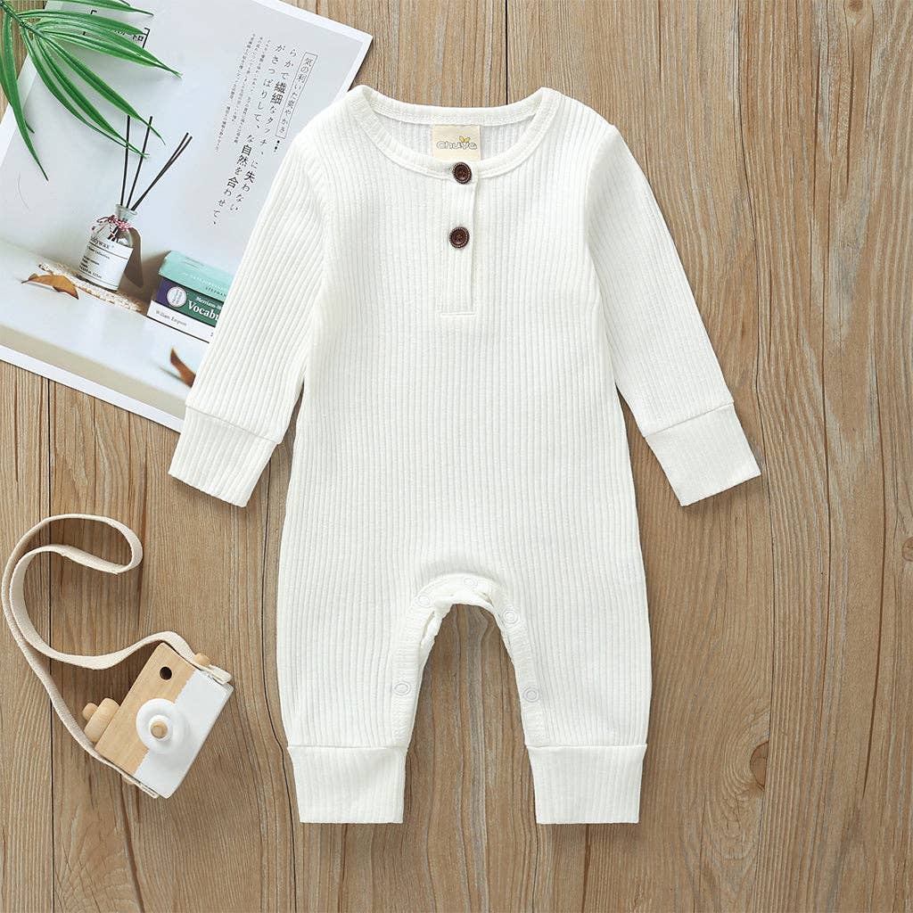 Baby Boy / Girl Cotton Knitted Style  Cardigan Jumpsuit