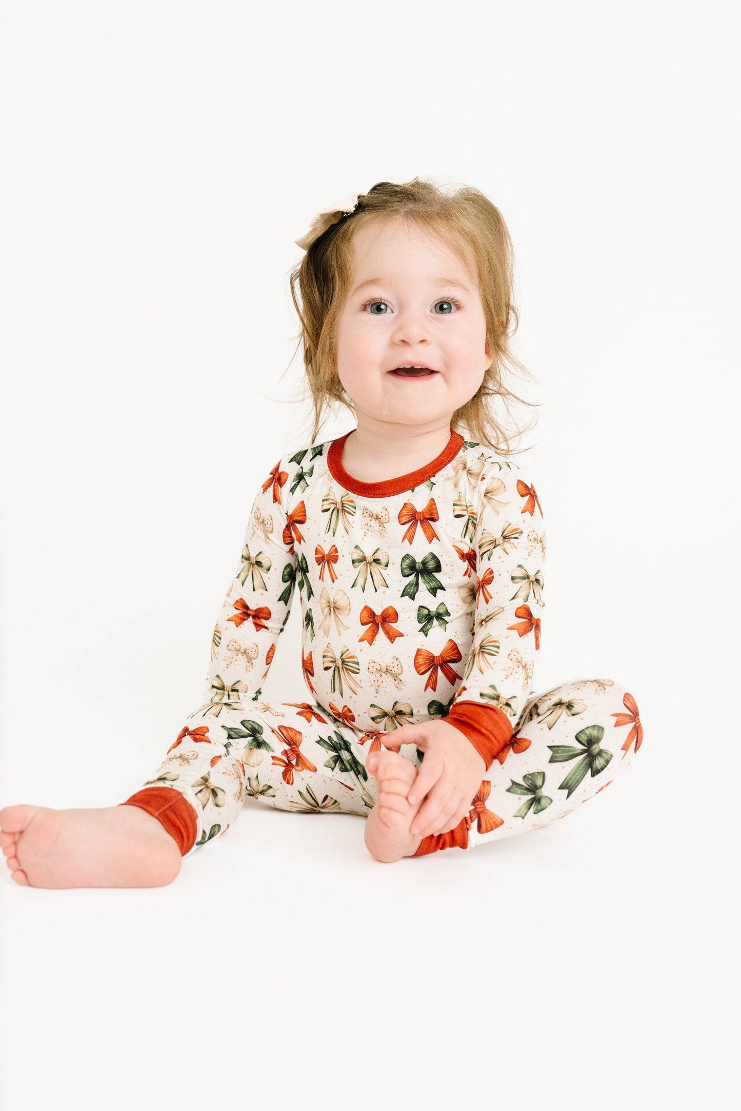 Holiday Bows Bamboo Set