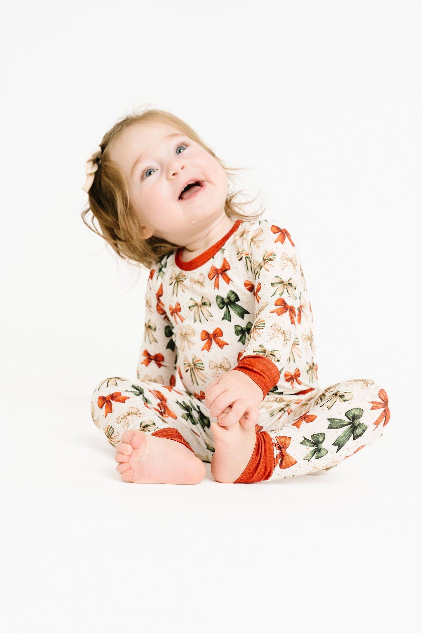 Holiday Bows Bamboo Set