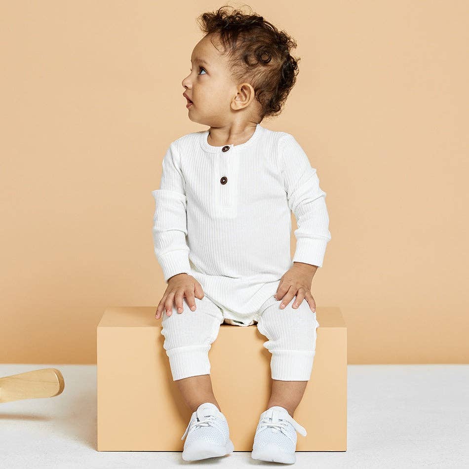 Baby Boy / Girl Cotton Knitted Style  Cardigan Jumpsuit