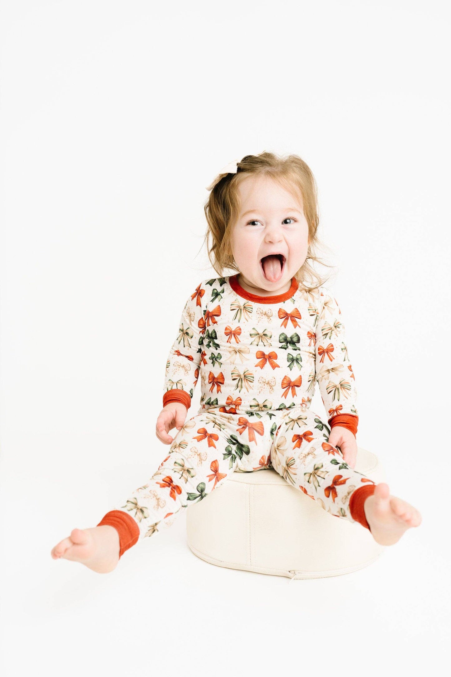 Holiday Bows Bamboo Set