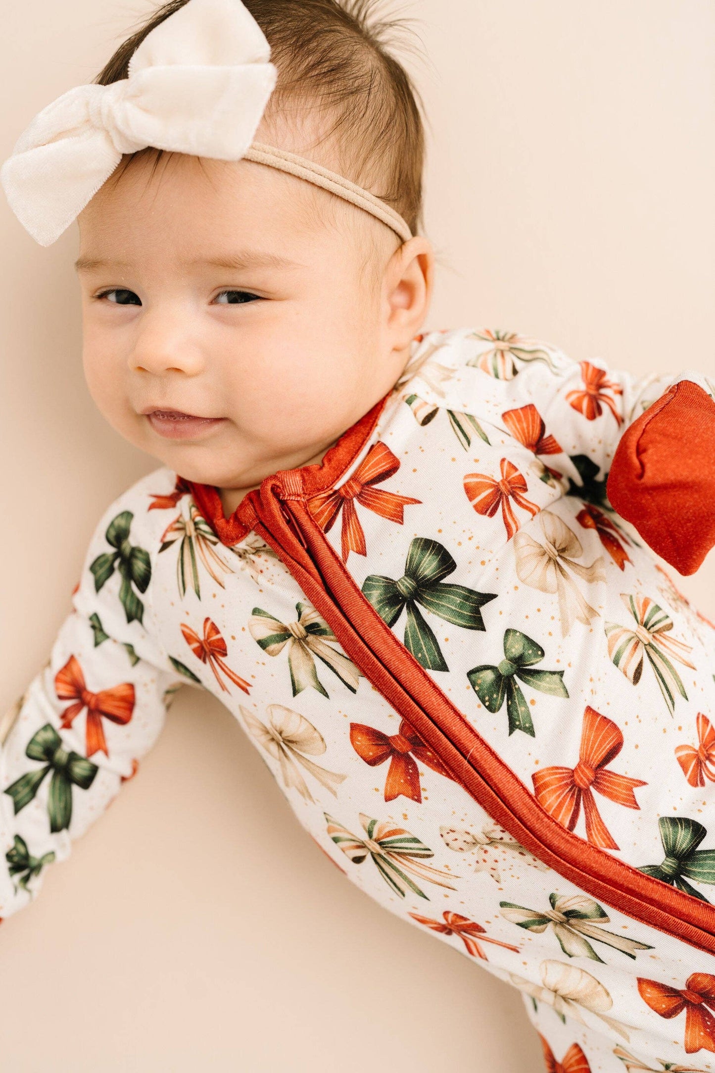 Holiday Bows Bamboo Sleeper