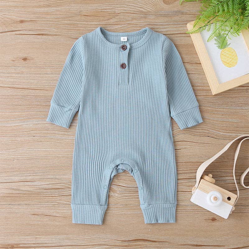 Baby Boy / Girl Cotton Knitted Style  Cardigan Jumpsuit