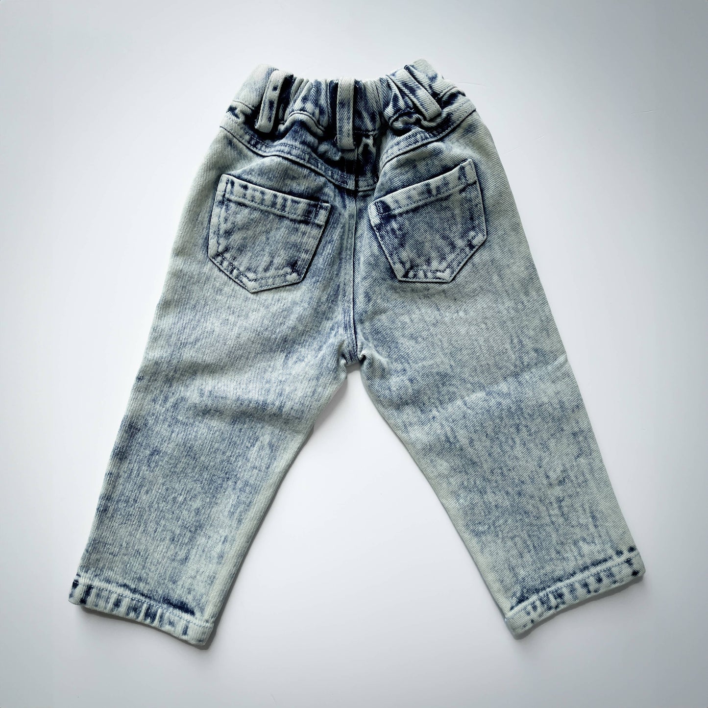 Toddler Relaxed Straight Light Acid Wash Denim