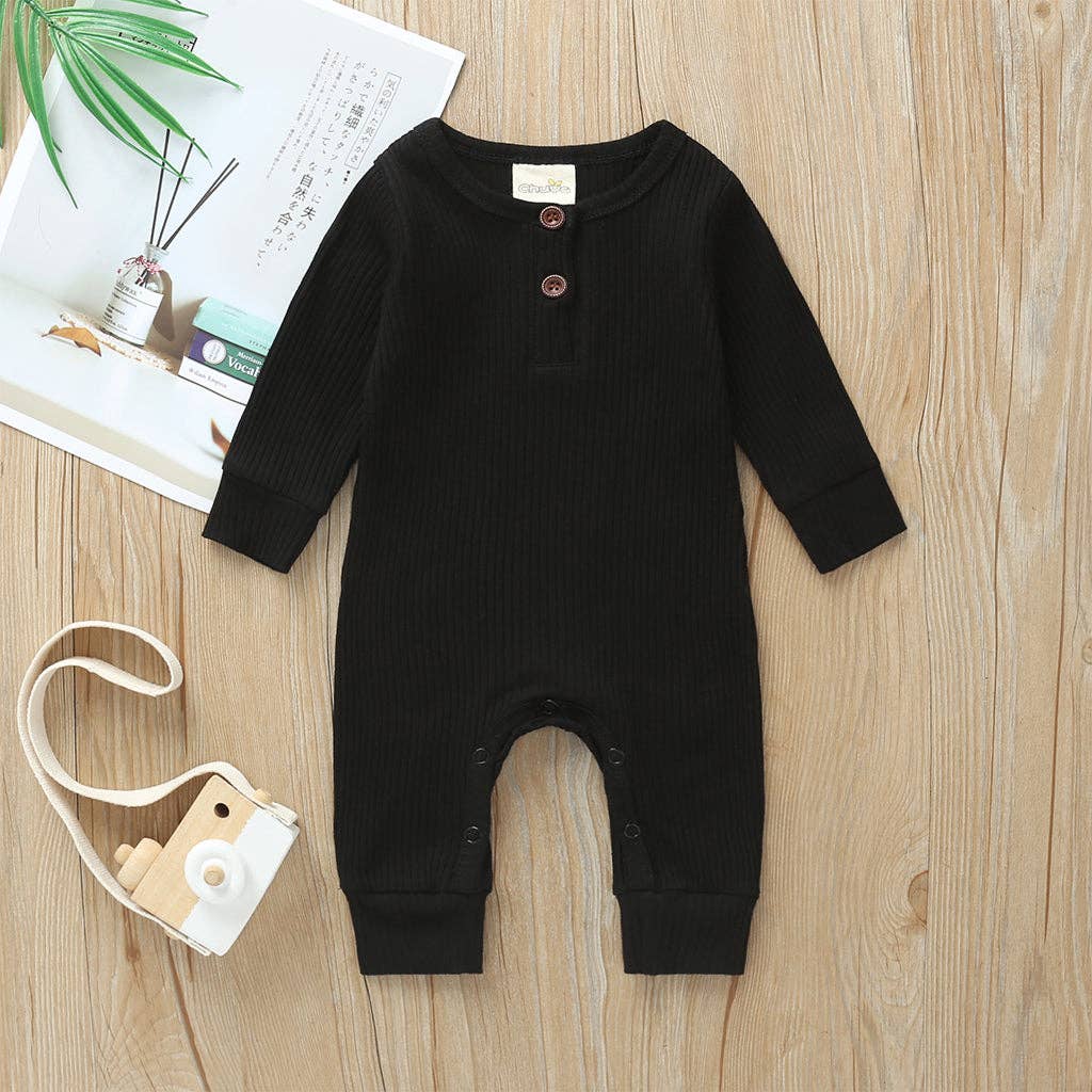 Baby Boy / Girl Cotton Knitted Style  Cardigan Jumpsuit