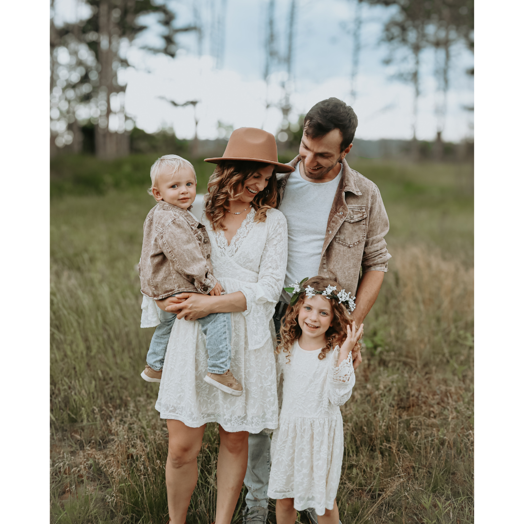 Ivory Lace Mommy & Me Dress - Child